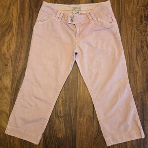 American Eagle Outfitters Pink Cropped Jeans Size 4